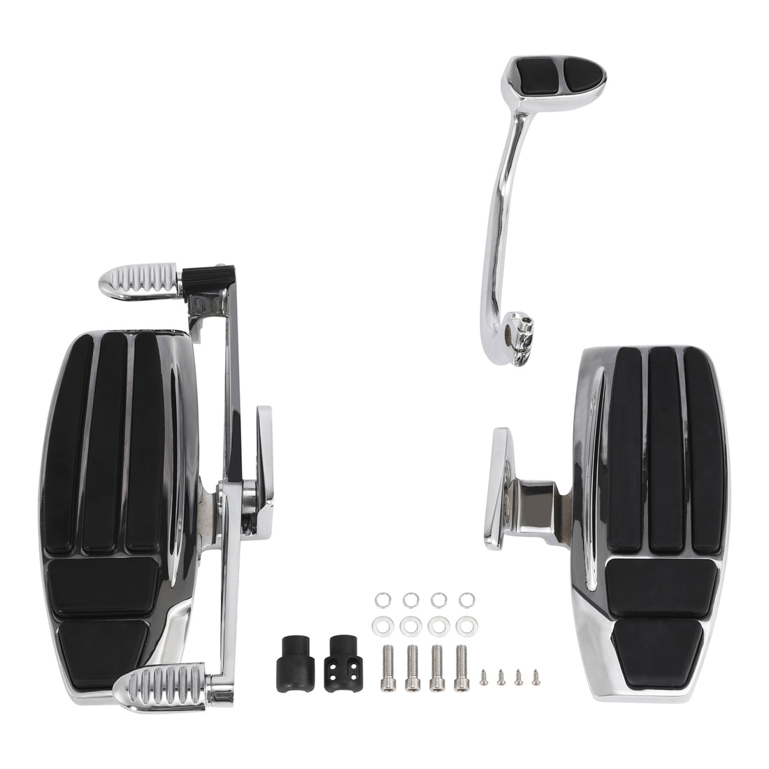 Chrome Driver Footboard Floorboard Fit For Honda Goldwing 1800 2001-17 Valkyrie