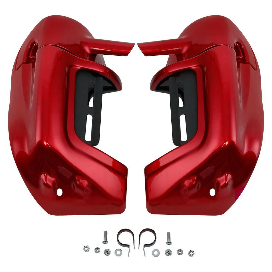 Red Lower Vented Fairing Glove Box Fit For Harley Touring Electra Glide 83-13 US