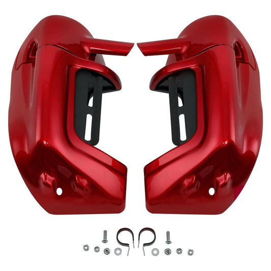 Red Lower Vented Fairing Glove Box Fit For Harley Touring Electra Glide 83-13 US