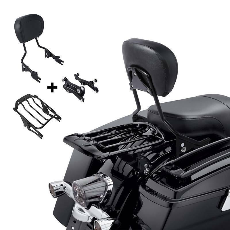Sissy Bar Luggage Rack Docking Hardware Fit For Harley Touring 2014-2025 2024 23