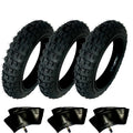 HD 3) Tires And 3) Tubes Straight Stem Size 2.50-10 2.50X10 For Honda XR50 10"