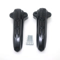 Red LED Light Front Lower Fork Leg Black Covers For Harley FLHR FLHT FLHX 14-17