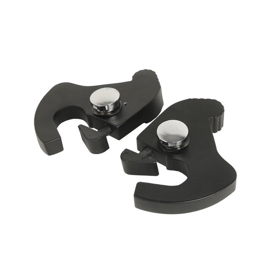 Black Sissy Bar Luggage Rack Docking Latch Clip Kit Fit For Harley Softail Dyna