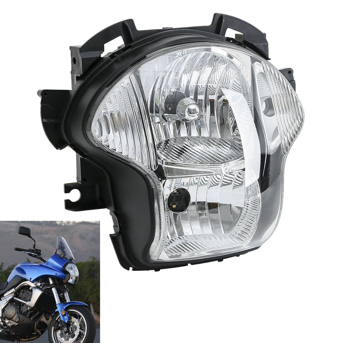 Front HeadLight Head Lamp Assembly Fit For Kawasaki Kle 650 Versys 2007-2009 08