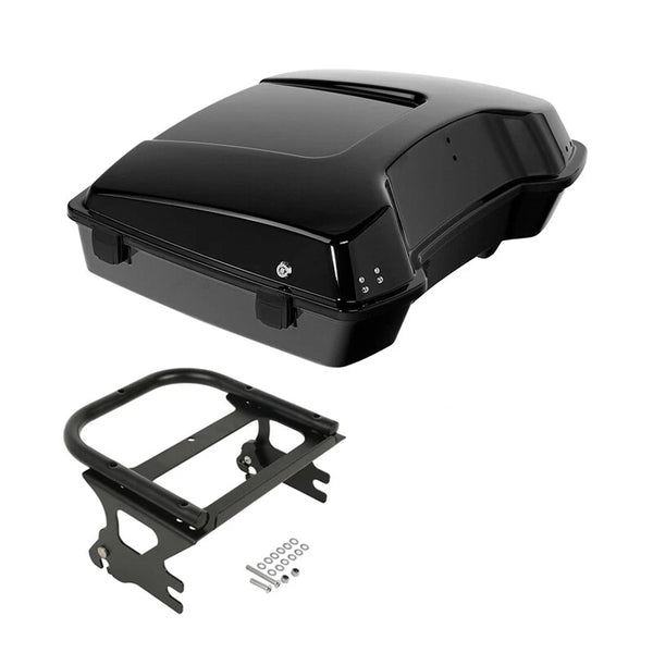 Black Razor Trunk Mount Rack Fits For Harley Touring Road Glide 97-2008