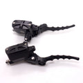 7/8" Black Cross Control Reservoir Brake Clutch Lever For Kawasaki Honda Yamaha
