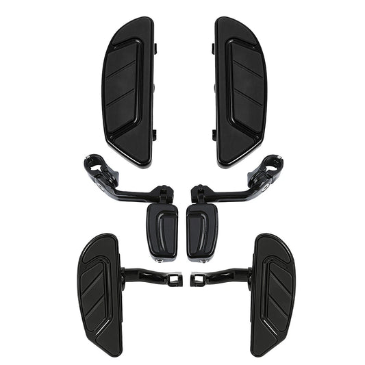 Driver Passenger Floorboard Footpegs Fit For Harley Touring Street Glide 93-25