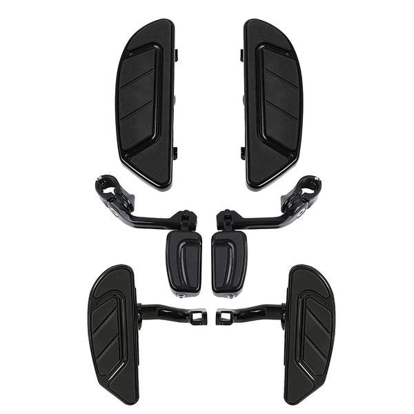 Driver Passenger Floorboard Footpegs Fit For Harley Touring Street Glide 93-25