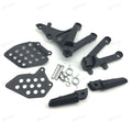 Honda CBR600RR F5 Black Front Foot Pegs Footrest Bracket Fit For 2007-2024