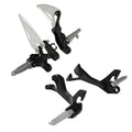Front Driver + Rear Passenger Foot Pegs Fit For Kawasaki Ninja 400 18-24