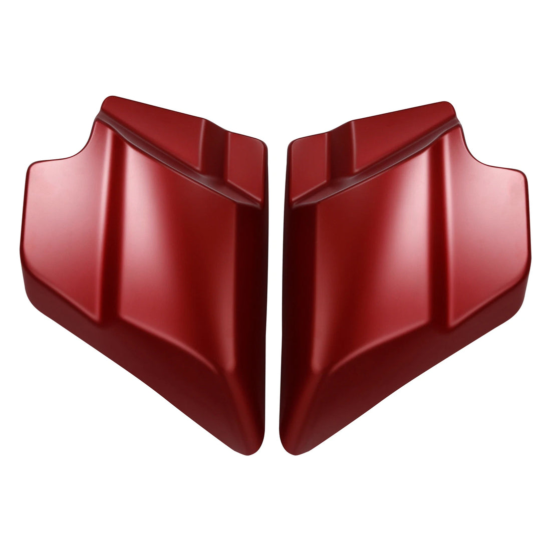 Battery Side Covers Fairing Fit For Harley Street Glide 09-2022 Wicked Red Denim