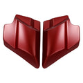 Battery Side Covers Fairing Fit For Harley Street Glide 09-2022 Wicked Red Denim