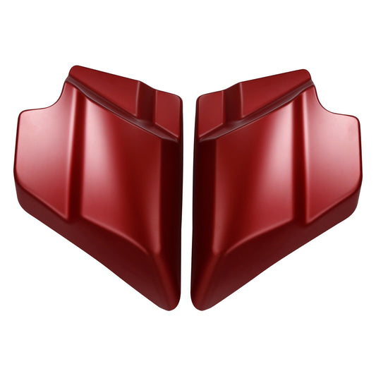 Battery Side Covers Fairing Fit For Harley Street Glide 09-2022 Wicked Red Denim