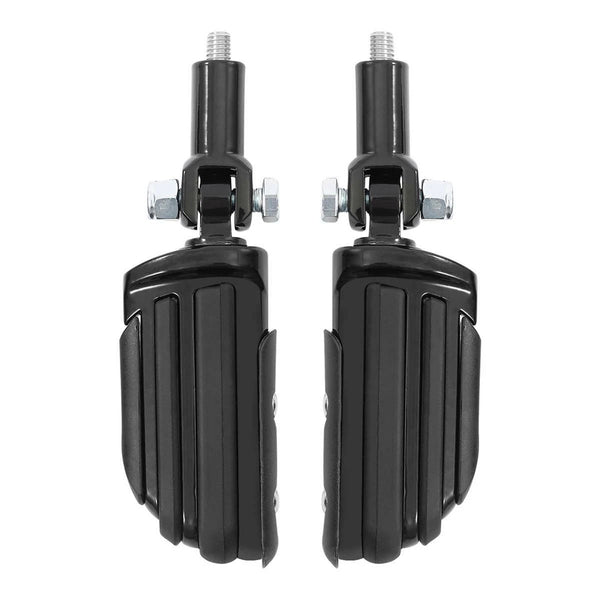 Black Passenger Footpeg Footrest Support Mount Fit For Harley Softail 2000-2006