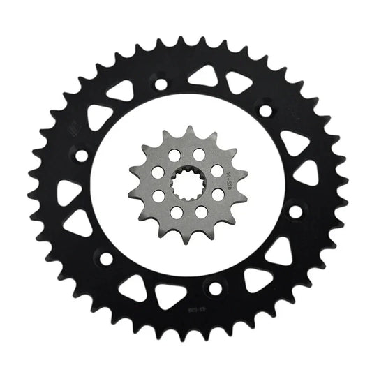 14T 43T Front Rear Motorcycle Sprocket For Suzuki DR350 S-L M N P SK42B 90-93