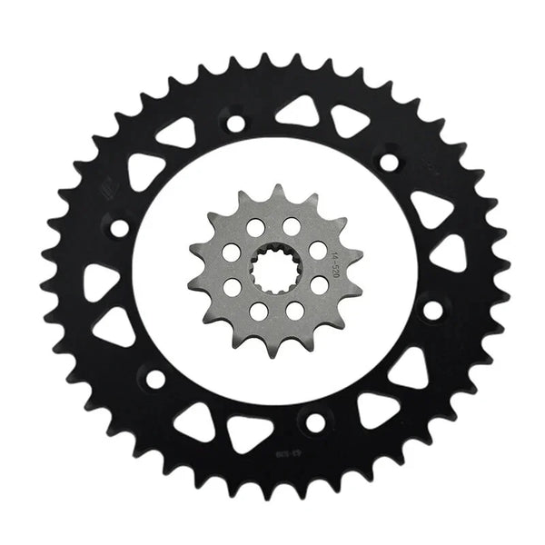 14T 43T Front Rear Motorcycle Sprocket For Suzuki DR350 S-L M N P SK42B 90-93