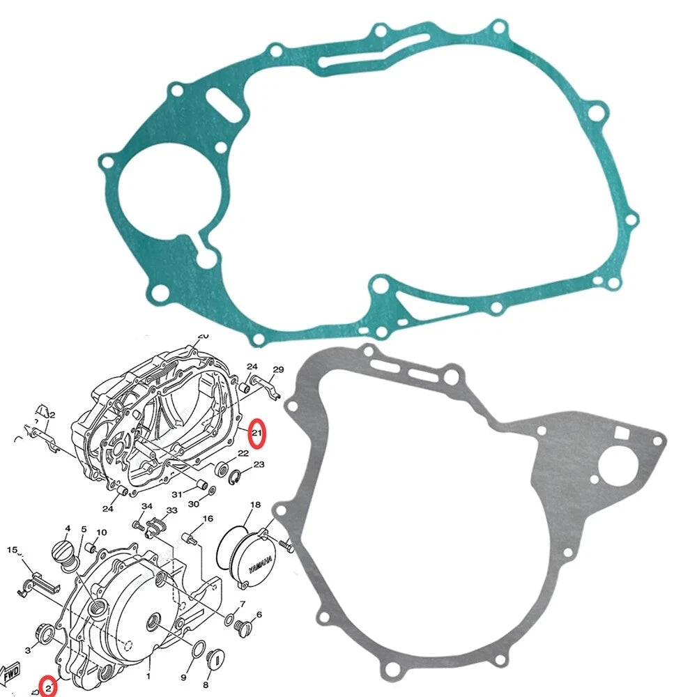 Clutch Generator Cover Gasket For Yamaha Virago 535 500 XV535 XV500