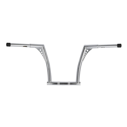 12" Chrome Ape Hanger Handlebars Fit For Harley Dyna Wide Glide Fxdwg 1999-2017