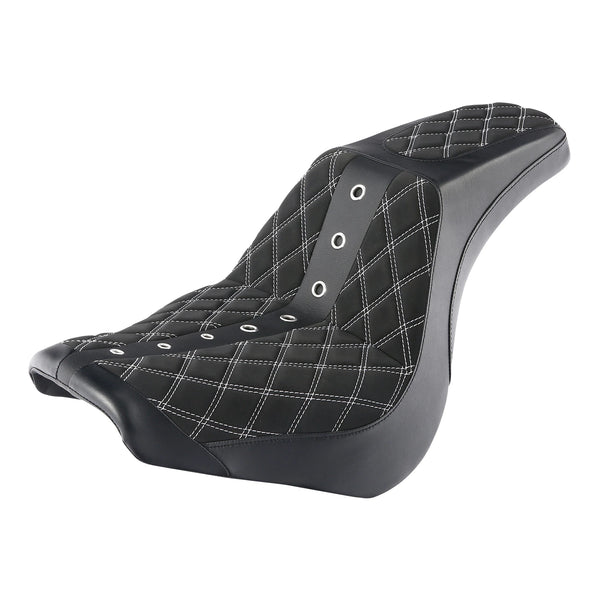 2-Up Driver Passenger Seat Fit For Harley Softail Street Bob Fxbb Fxst 18-25 23