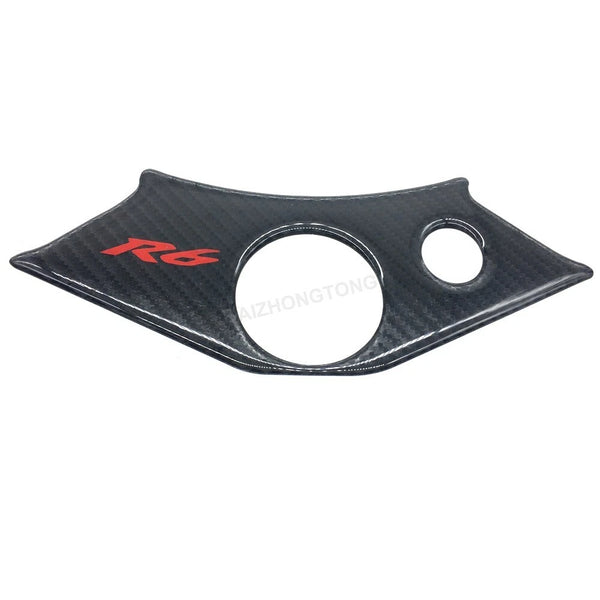 Carbon Triple Tree Top Clamp Upper 3D Decals/Sticker for Yamaha YZF-R6 1999-2002