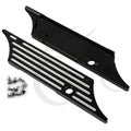 Black Hard Saddlebags Bags Latches Covers Face Fit For Harley Touring 1993-2013