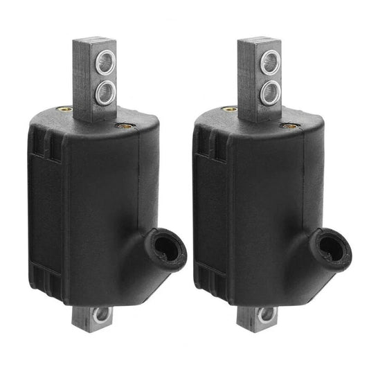 2PCS Ignition Coil Fire Output Fit For Harley Tour Glide Classic Fltc 1982-1994