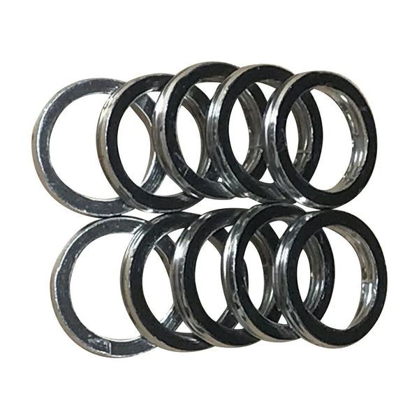 10PC Exhaust Muffler Gasket for Kawasaki Z750 Z800 Z1000 Vulcan 900 Custom 07-16