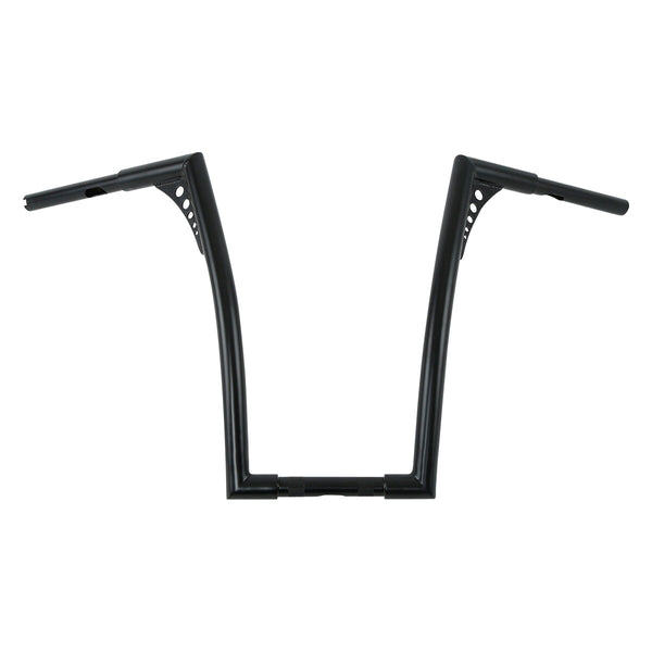 Black Fat 1 1/4" 18" Rise Handlebar Hanger Bar Fit For Harley Davidson Fxst Flst