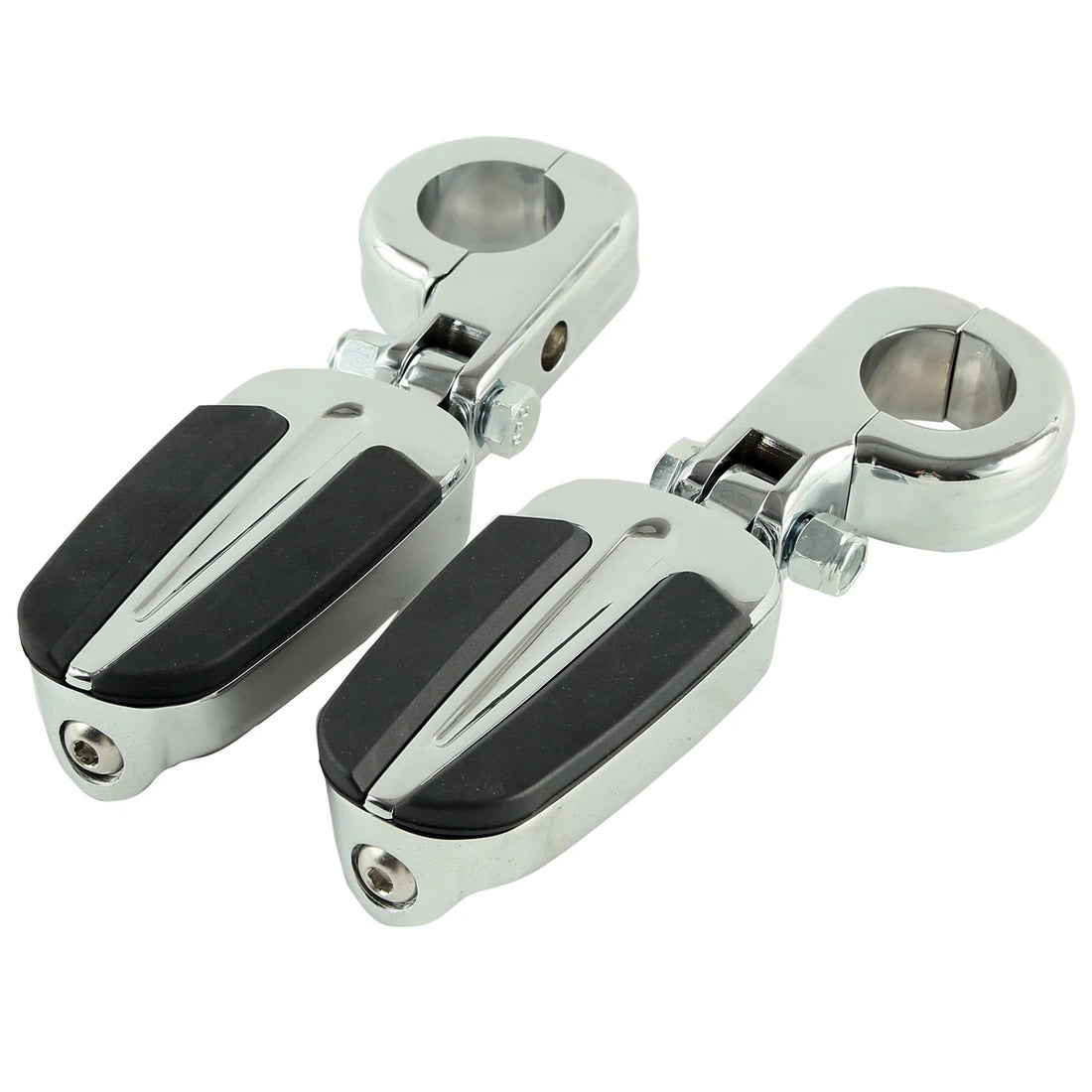 1 1/4" Engine Guard Male Footrests Pegs Mount Fit For Harley Softail Slipstream