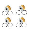 4pcs Oil Filter For Kawasaki KLX250 Klx 250 D-Tracker X 98-16 KLX250ES 94-97