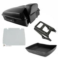 Chopped Trunk Pad Mount Rack Base Plate Fits For Harley Touring Road King 09-13