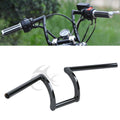 Black Handlebar 1"Z Fit For Harley Custom Bobber Softail Dyna Sportster Bar