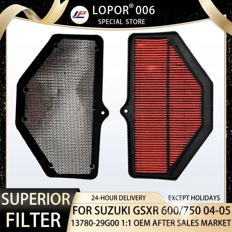 Air Filter Intake Cleaner For GSXR600 GSXR750 GSXR600 GSXR750 04 05