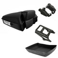 Chopped Trunk Backrest Pad Mount Rack Docking Kit Fit For Harley Touring 09-13