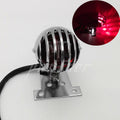 Motorcycle Chrome Mini Rear Bullet Tail Brake Light For Harley Bobber Chopper
