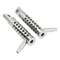 45° Silence Drilled Footrest Footpeg Fit For Harley Sportster XL 883 1200 11-22
