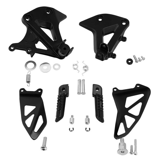 Aluminum Black Driver Front Foot Peg Bracket Fit for Suzuki GSXR1000 2017-2022