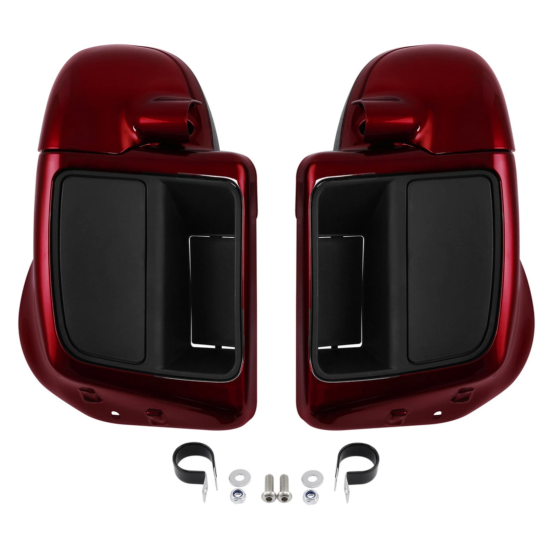 Lower Vented Fairings Fit For Harley Road Street Glide 14-24 Velocity Red Sunglo
