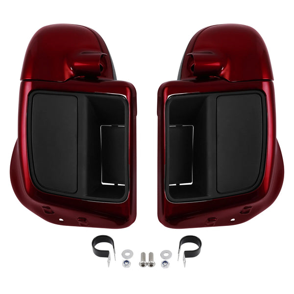 Lower Vented Fairings Fit For Harley Road Street Glide 14-24 Velocity Red Sunglo