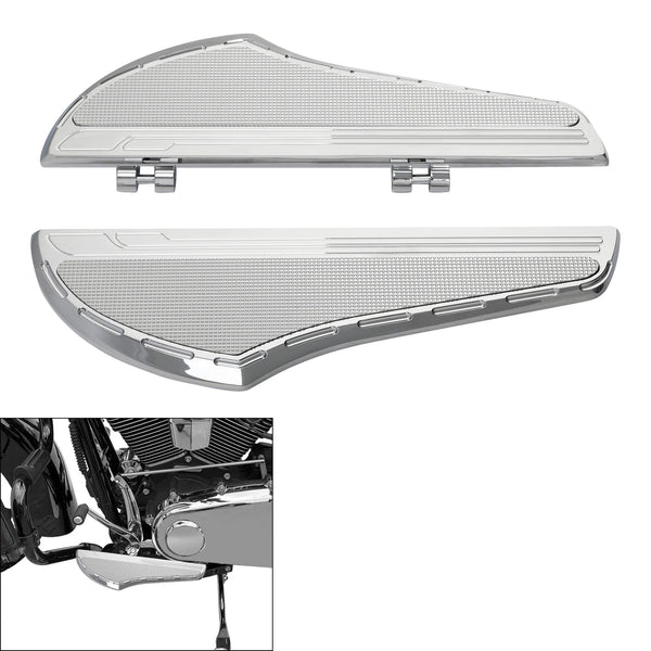 Pair Driver Floorboard Footboard Fit For Harley Touring Road Street Glide 00-25
