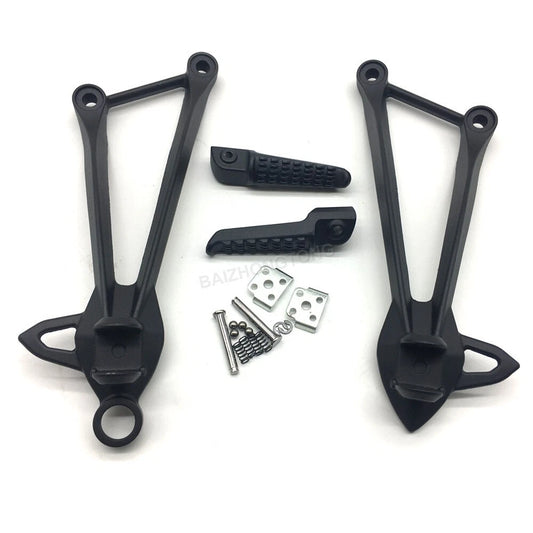 Fit For Kawasaki Ninja ZX10R 2008-2010 09 Rear Passenger Foot Peg Bracket Black