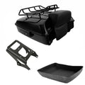 Chopped Trunk Mount Rack Fit For Harley Touring Road Glide 2009-2013 Black