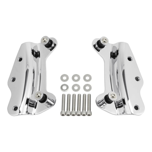 4 Point Docking Hardware Kit Fit For Harley Road Street Glide 2009-2013 Chrome