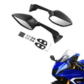 Black Rear View Mirrors Fit For Yamaha Yzf R7 YZFR7 2021-2025 2021 2022 2023 24