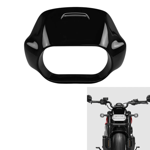 Vivid Black Front Headlight Fairing Cowl Fit For Harley Sportster S 2021-2025