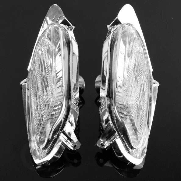 White Front Turn Signals Indicator Lens For HONDA ST1300 2002-2012 03 04 05 06