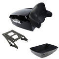 King Trunk Backrest Mount Rack Fits For Harley Touring Electra Road Glide 14-26