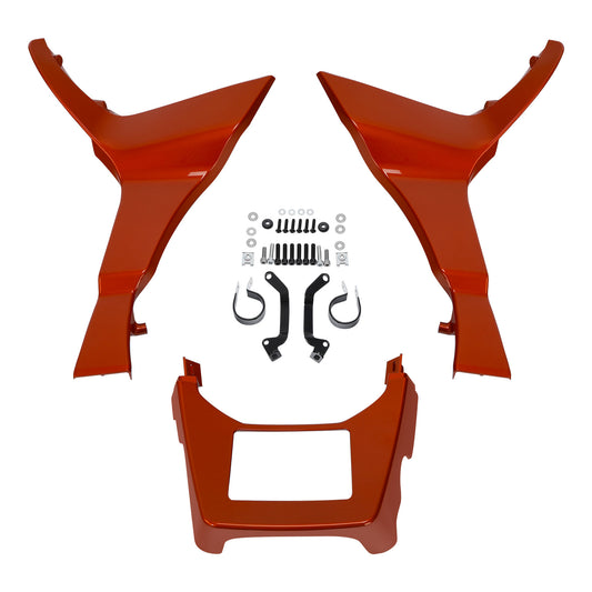 Side Fairings Spoilers Cover For Harley Road Glide Fltrx 17-2023 Scorched Orange