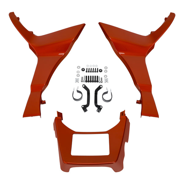 Side Fairings Spoilers Cover For Harley Road Glide Fltrx 17-2023 Scorched Orange