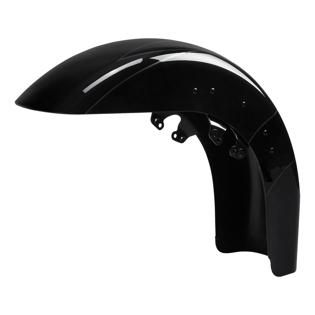 Front Fender Fit For Harley Street Glide 14-24 19 Dark Slate Candy/Arctic Black